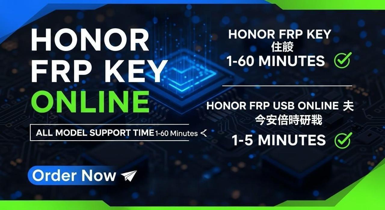 HONOR FRP { World Wide } INSTANT 60 MINUTE  { UNLIIMITED SLOT } AUTU API 